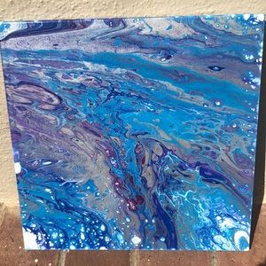 Original acrylic pour painting